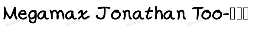 Megamax Jonathan Too字体转换